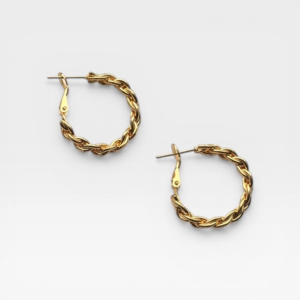 Minimalist Gold Hoop Earrings